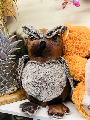 Faux Owl Doorstop